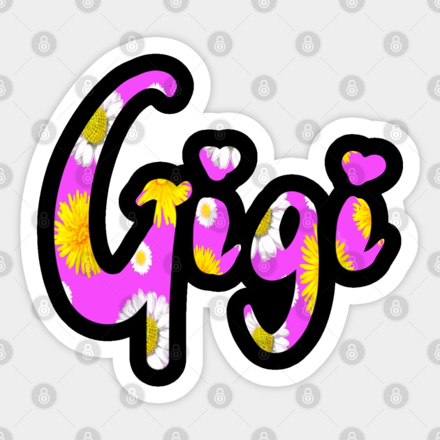 Gigi personalized custom name gifts for Gigi Sticker by Artonmytee